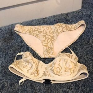 Coral pattern bikini